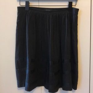 Theory silk skirt